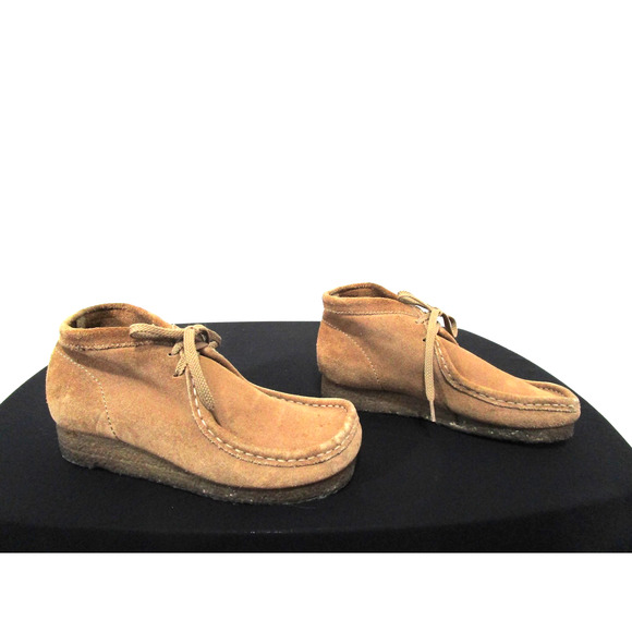Duck Head Brown Suede Wallabee Ankle Boots Women Sz 6 - Picture 1 of 10
